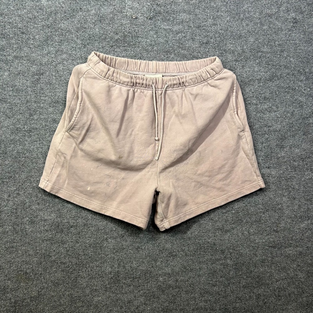 Elwood Sweat Shorts Mens Medium Dusty Pink Good Elastic Waist JJ008998